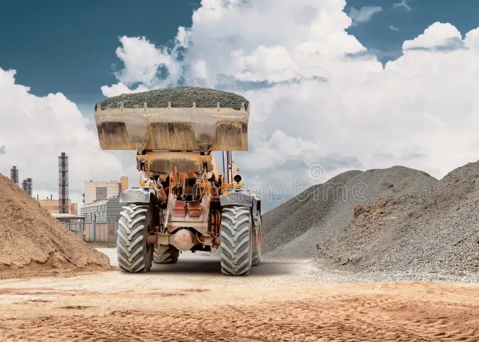 wheel loader moves sand bucket construction site modern equipment works earthworks bulk handling day 434093964 wheel loader moves sand bucket construction site modern equipment works earthworks bulk handling day 434093964